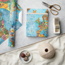 World Map  Geschenkpapier