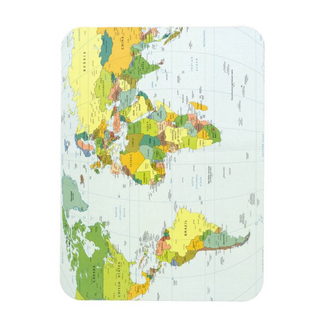 world+map+global+country+Atlas Magnet (Vertikal)