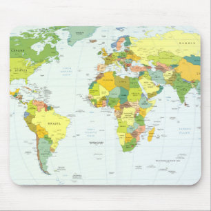 world+map+global+country+Atlas Mousepad