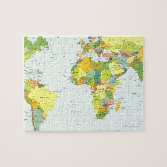 world+map+global+country+Atlas Puzzle (Horizontal)
