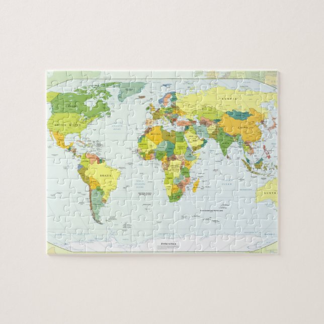 world+map+global+country+Atlas Puzzle (Horizontal)