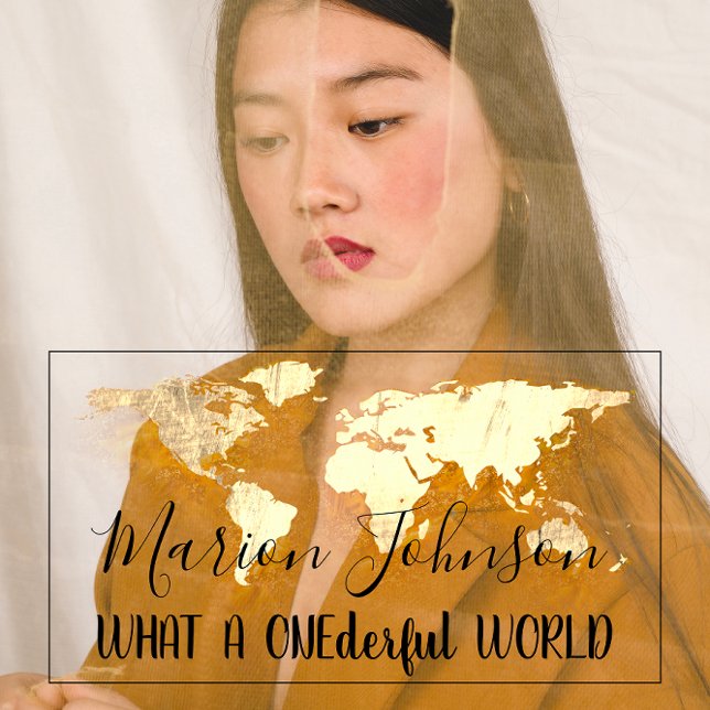 World Map Globe Map Reiseagentur Gold Logo QR Visitenkarte (World Map Globe Map Travel Agency Gold Logo QR Business Card)