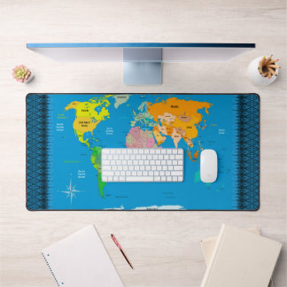 World Map  Schreibtischunterlage