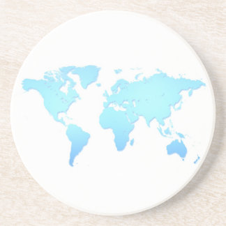 World Map Untersetzer