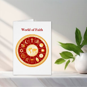 World of Faith Greeting Card 5" x 7"
