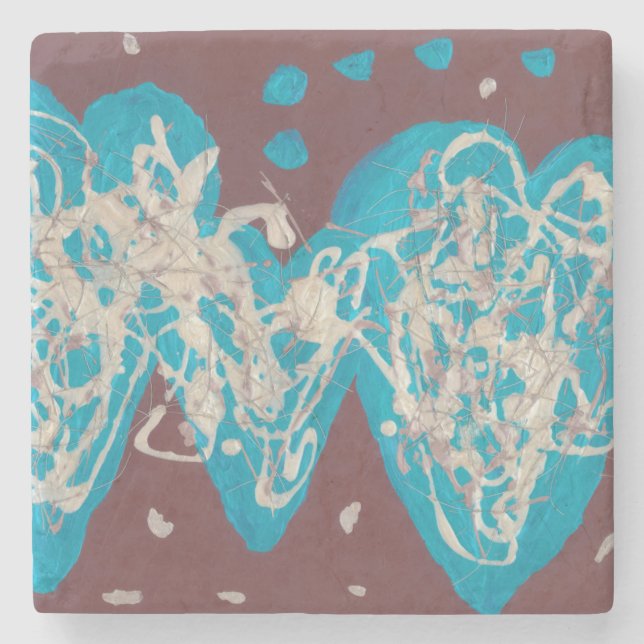 World of Liebe Stone Untersetzer (Vorderseite)