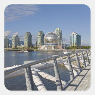 World of Science, Vancouver, British Columbia, 2 Quadratischer Aufkleber