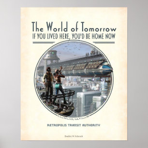 World of Tomorrow poster (16x20")