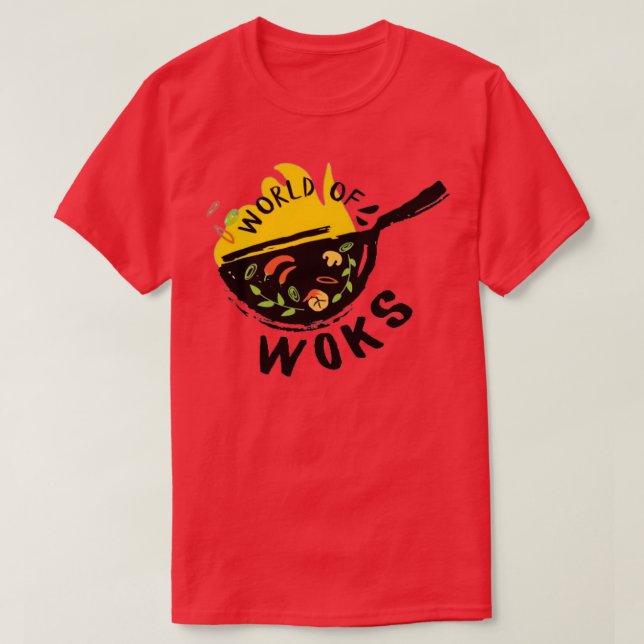 World of Woks Merch Design T-Shirt (Design vorne)