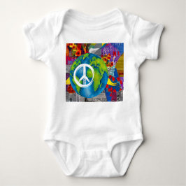 World Peace Baby Bodysuit Baby Strampler