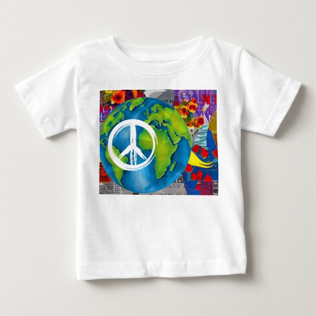 World Peace Baby T - Shirt (Vorderseite)