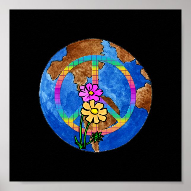 World Peace Colors Poster (Vorne)