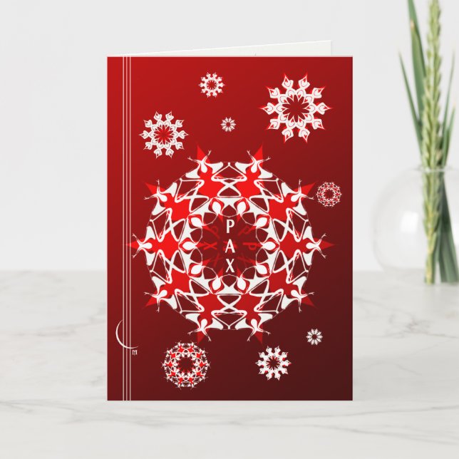 World Peace Wish Feiertagskarte (Vorderseite)