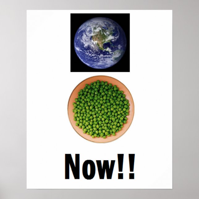 World Peas Now! Poster (Vorne)