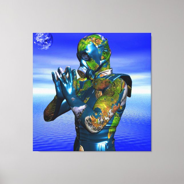 World Pollution Leinwanddruck (Vorderseite)