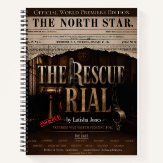 World-Premiere-Gedenkausgabe von "The Rescue Trial Notizbuch