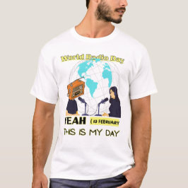 World-Radio-Tag-WRD-13-Februar-Radio-Tag- T-Shirt