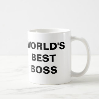 World’s best boss kaffeetasse