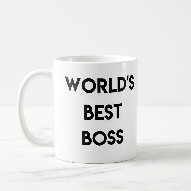 World’s best boss kaffeetasse (Links)