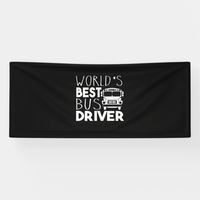 World’s Best Bus Driver Banner (Horizontal)