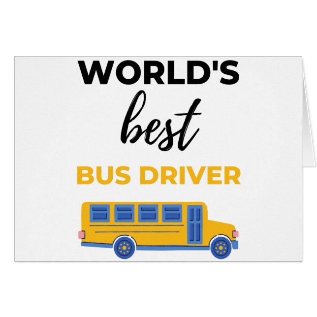 World’s Best Bus Driver bl (Vorderseite (Horizontal))
