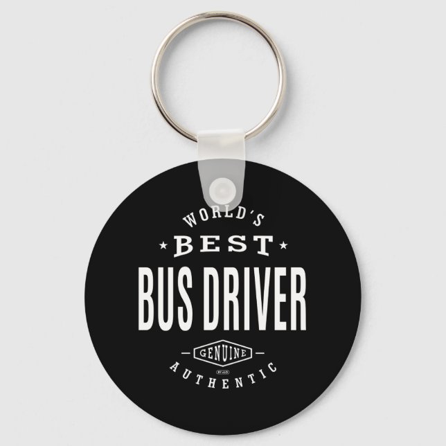 World’s Best Bus Driver Schlüsselanhänger (Vorderseite)