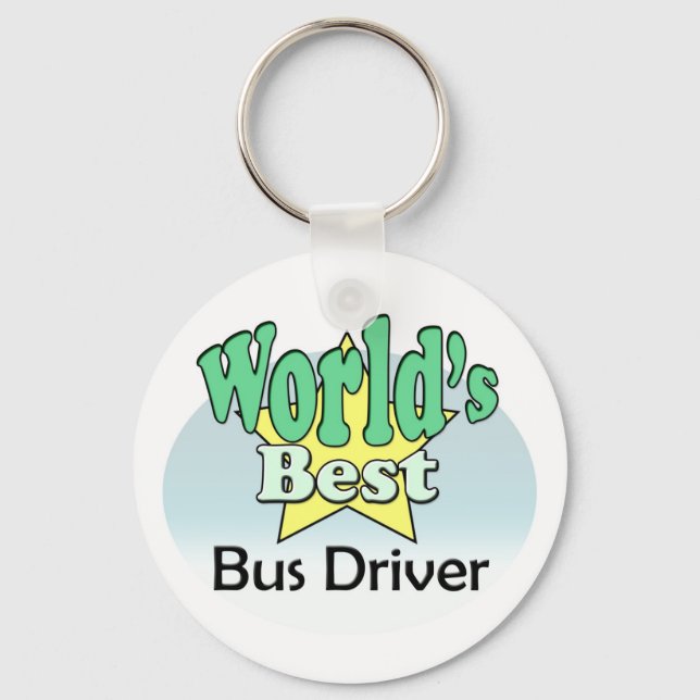 World’s Best Bus Driver Schlüsselanhänger (Vorderseite)