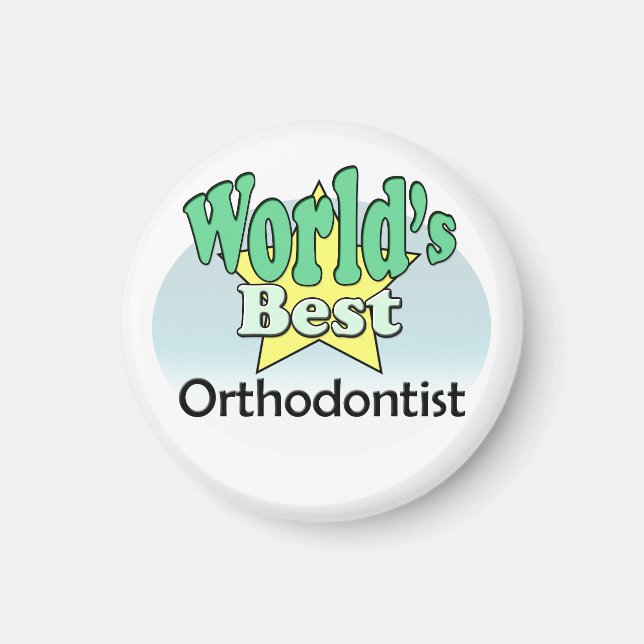 World’s Best Orthodontist Magnet (Vorne)