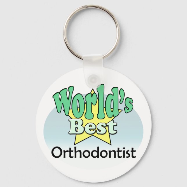 World’s Best Orthodontist Schlüsselanhänger (Vorderseite)