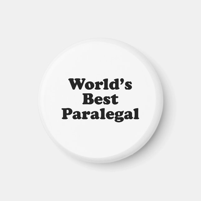 World’s Best Paralegal Magnet (Vorne)