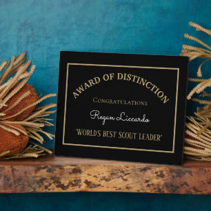World’s Best Scout Leader Platte Fotoplatte