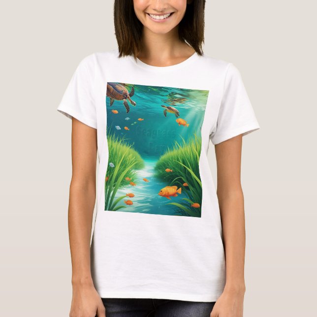 World Sea grass Day T-Shirt (Vorderseite)
