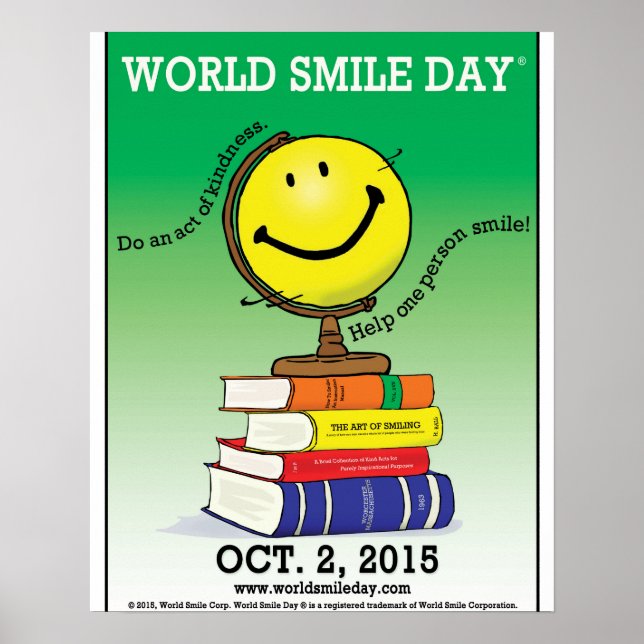 World Smile Day® 2015 Poster (Vorne)