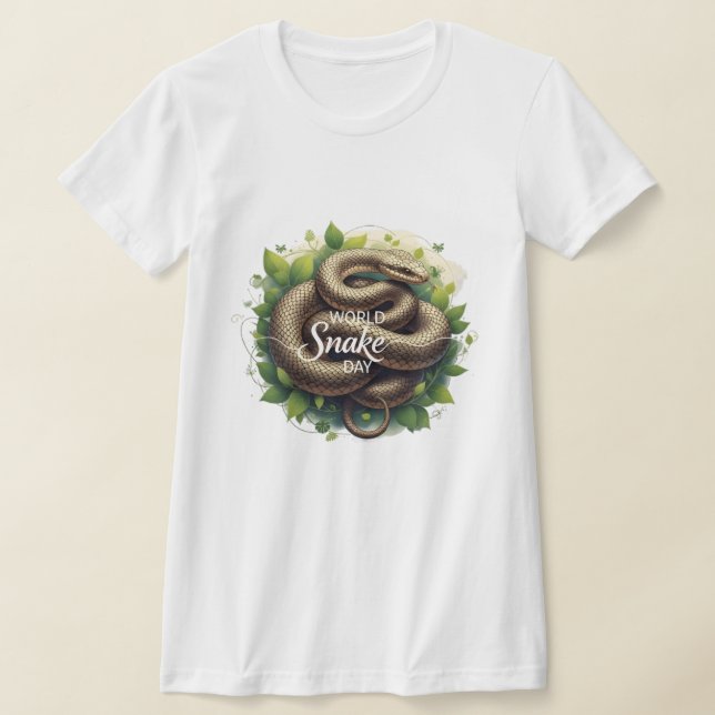 World Snake Day T-Shirt Design | Snake Conservatio (Ablage )