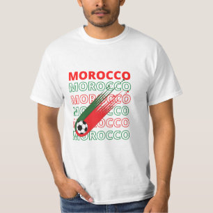 World Soccer Marokko Vintage T-Shirt