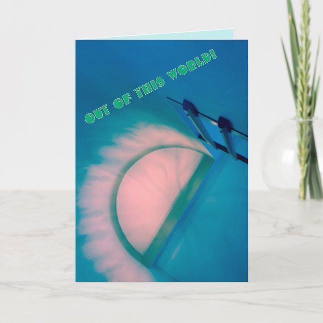 World space sky heavens Out of This World Karte (Vorderseite)