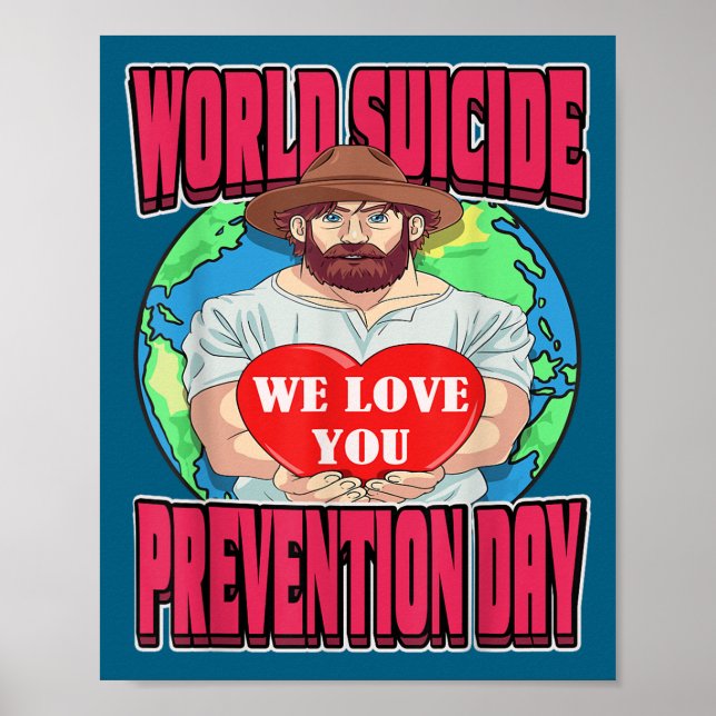 World Suicide Prevention Day Motivational Dad Sept Poster (Vorne)