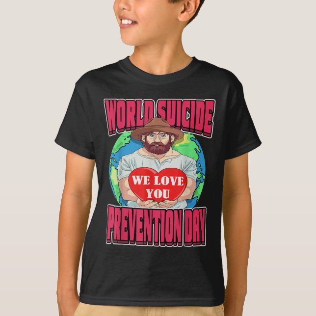 World Suicide Prevention Day Motivational Dad Sept T-Shirt (Vorderseite)
