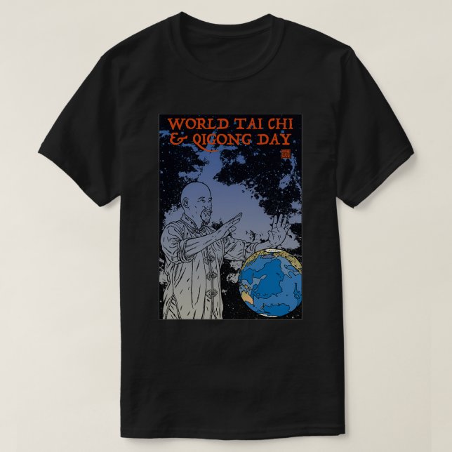 World Tai Chi ampamp Qi Gong Day T-Shirt (Design vorne)