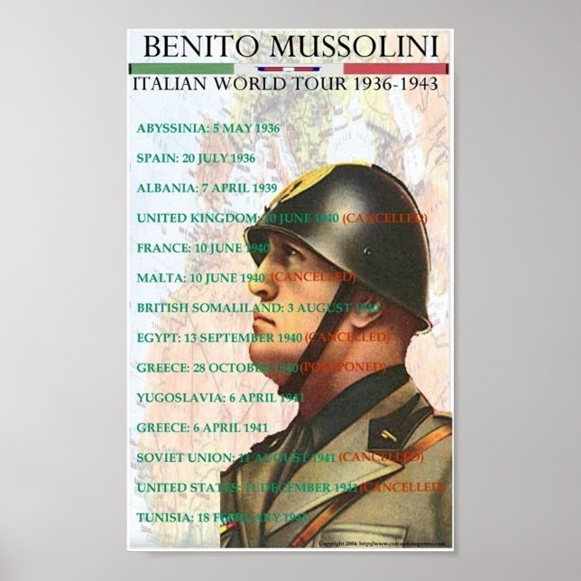 World Tour Poster (Vorne)