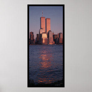 World Trade Center in Sunset Poster