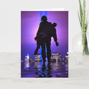 World Trade Center-Tribut im Licht Karte