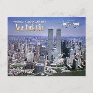 World Trade Center und Skyline des NYC Postkarte
