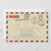 World Traveller Airmail | New York Brautparty