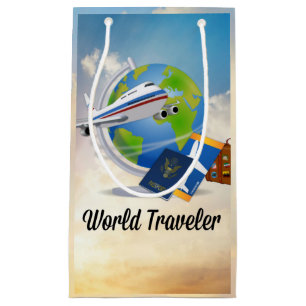 World Traveller - Design #2 Kleine Geschenktüte
