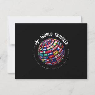 World Traveller Map, World Flags Traveller, Land RSVP Karte