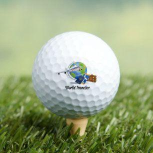 World Traveller, verpackt und einsatzbereit, Golfball