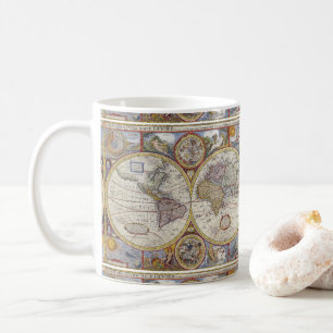 World Traveller Vintag Map Thunder_Cove Tasse
