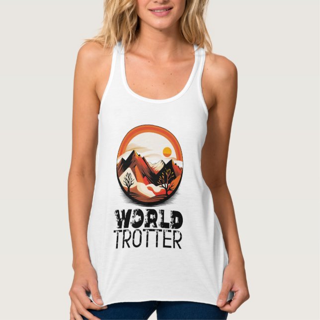 World Trotter - Aventura en el Horizonte Tank Top (Vorderseite)