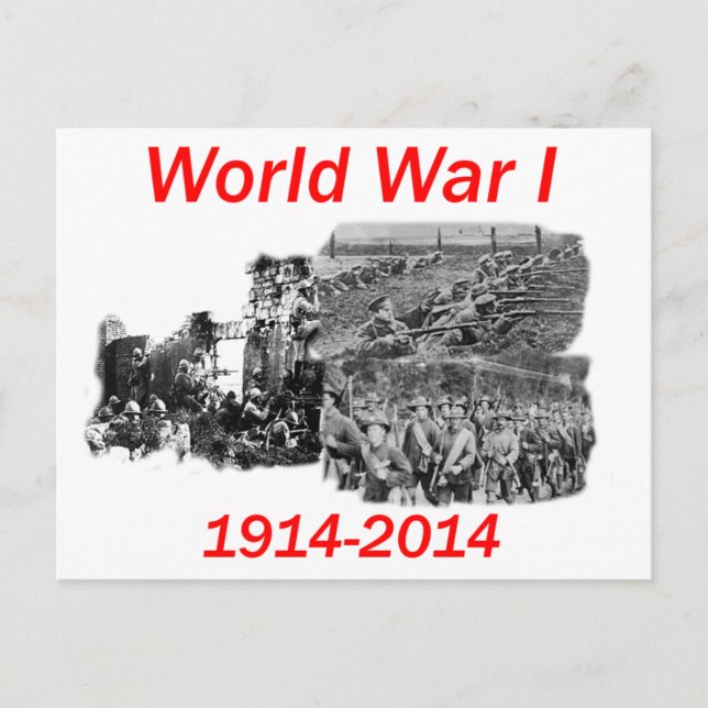 World War I 1914-2014 Postkarte (Vorderseite)